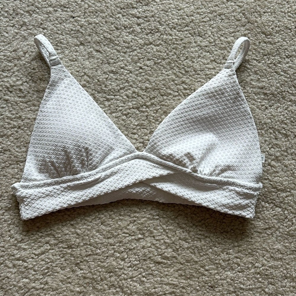 Aerie White Swim Top